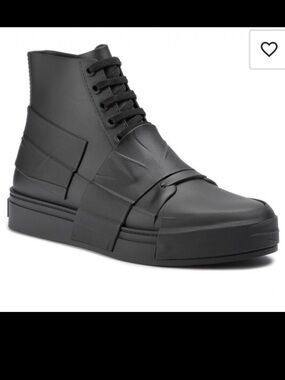 Melissa Black Crew High Top Sneakers